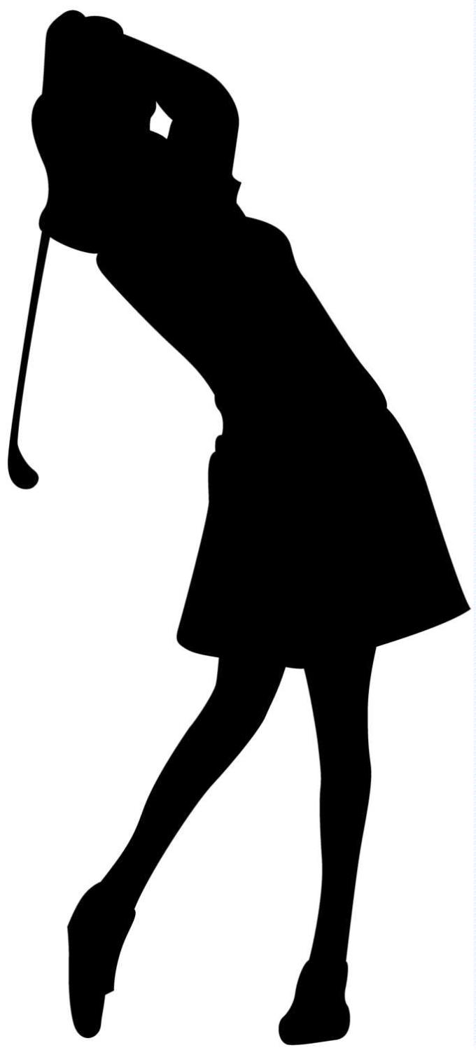Girl Golf Clip Art Girlgolfshadow Jpg  680 1500    Golf   Pinterest