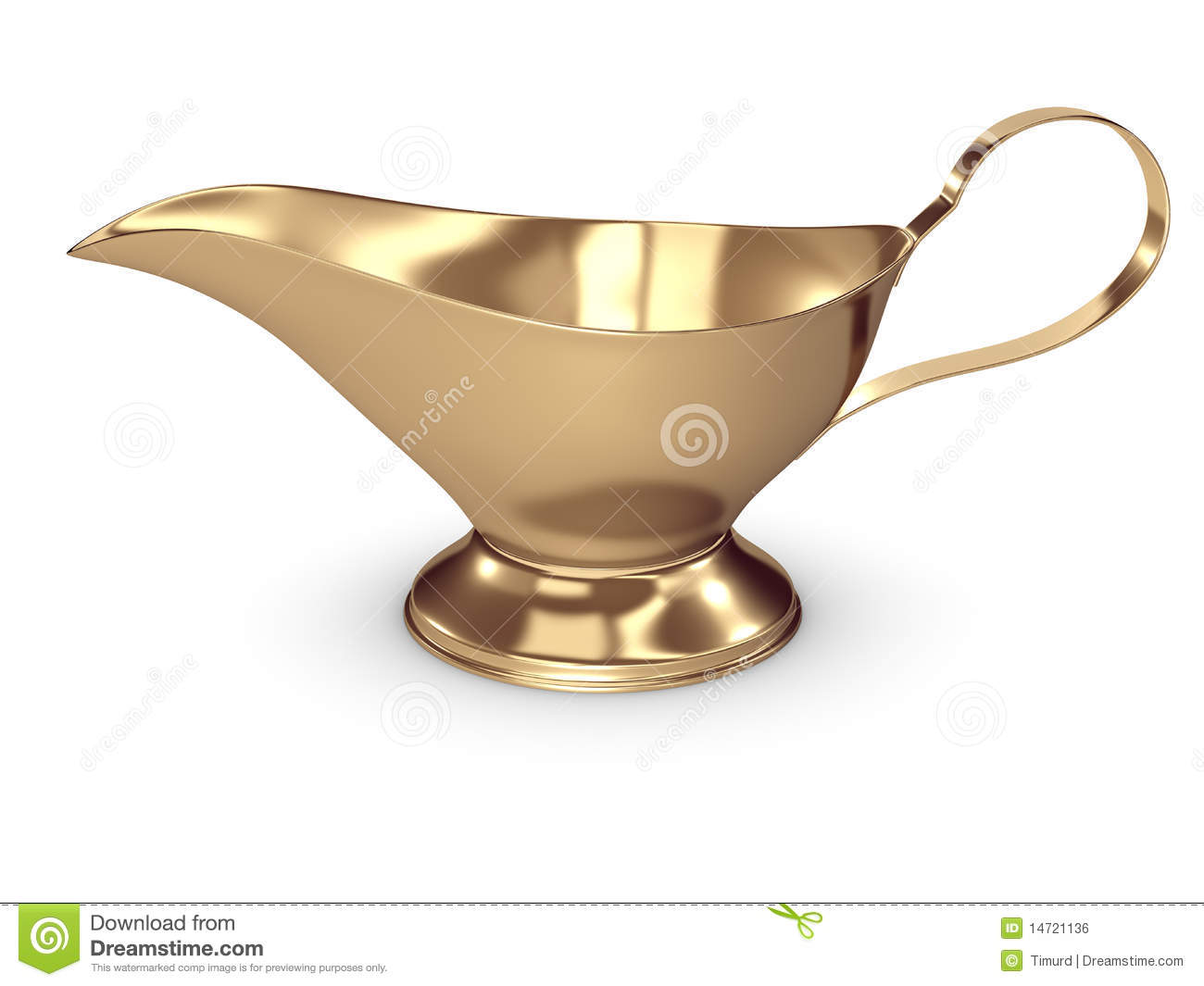 Gold Gravy Boat Royalty Free Stock Image   Image  14721136
