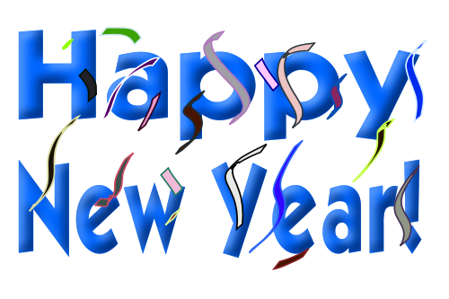 Happy New Year Words   Http   Www Wpclipart Com Holiday New Year Happy