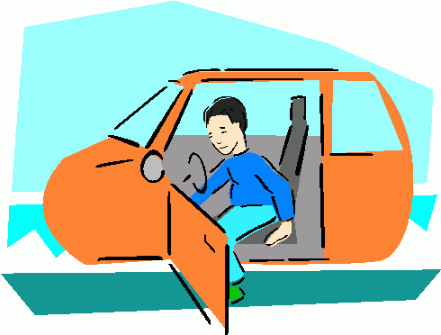 Man In Car Clipart   Man In Car Clip Art