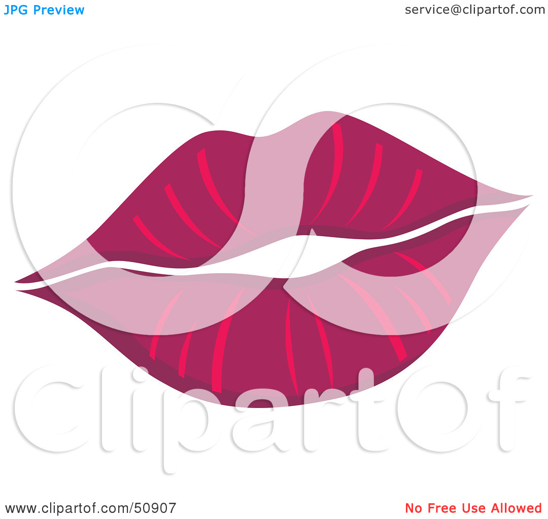 Royalty Free  Rf  Clipart Illustration Of Women S Lips   Version 2 By