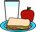 School Lunch Clip Art   School Lunch Images   Vector Clip Art