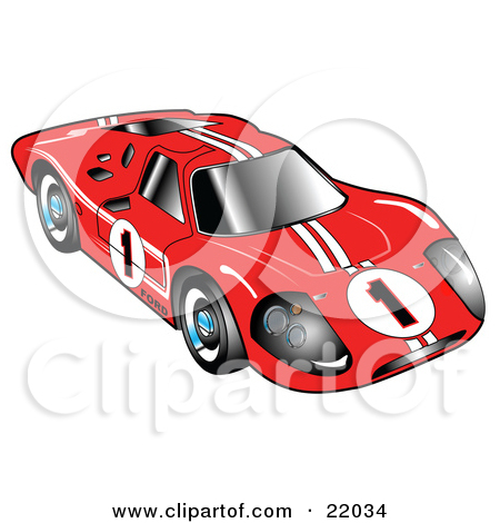 Clipart Illustration Of A Red