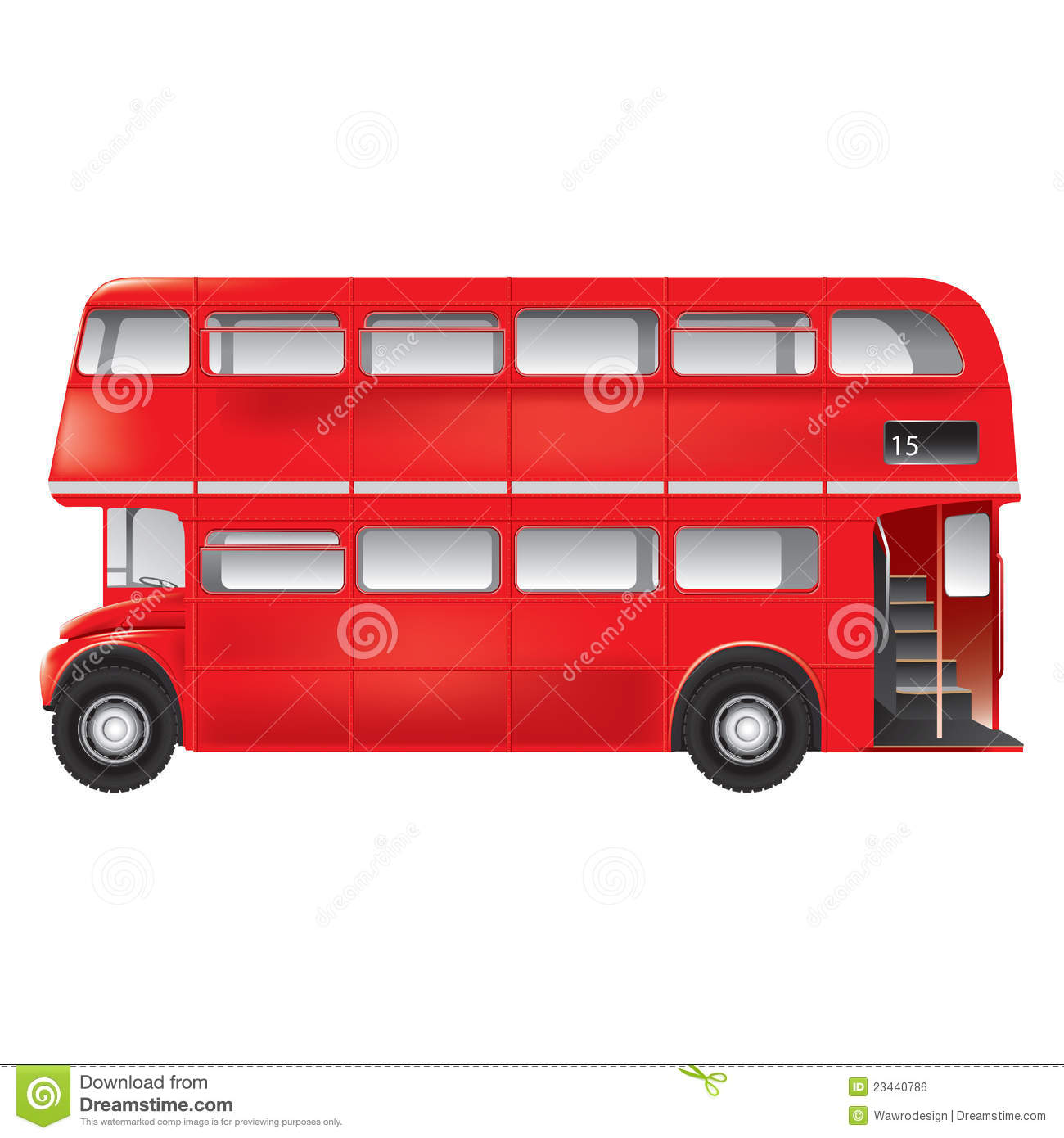 London Bus Clipart London Symbol   Red Bus