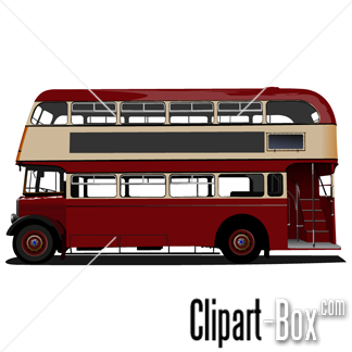 Related London Bus   Side View Cliparts