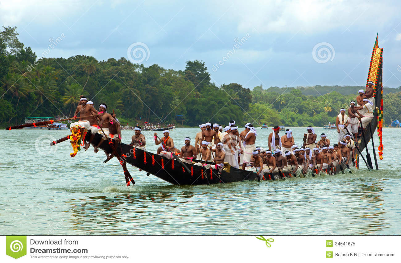 Snake Boat Races Of Kerala Editorial Image