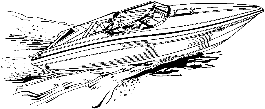 Speedboat Colouring Pages  Page 3