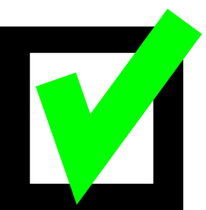 Validation Clipart Green Check Md Png