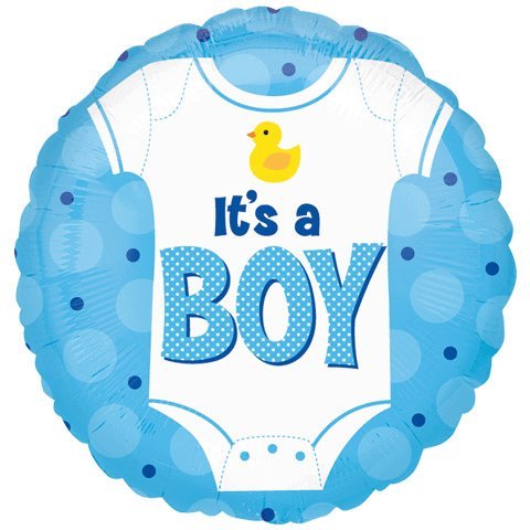 18 Inch Discount Baby Boy Onesie Balloon