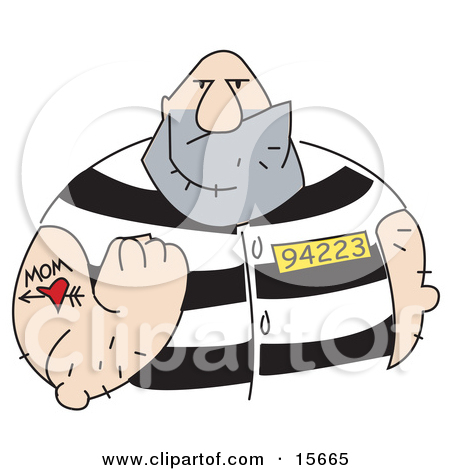 Clipart Illustration Of A Lucky 13 Horseshoe And Barbed Wire Tattoo