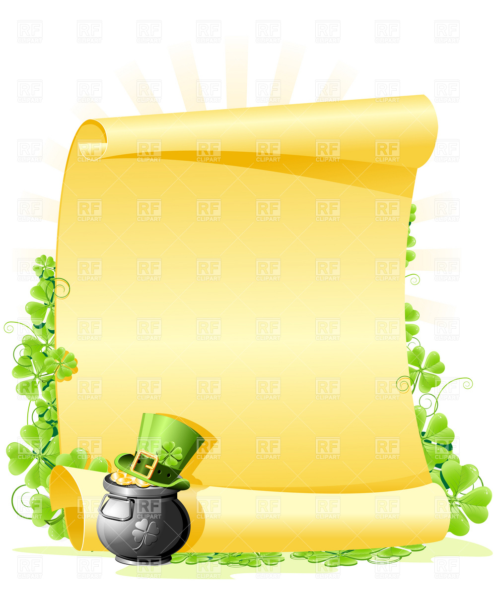 St  Patrick S Day Blank Letter 4852 Holiday Download Royalty Free