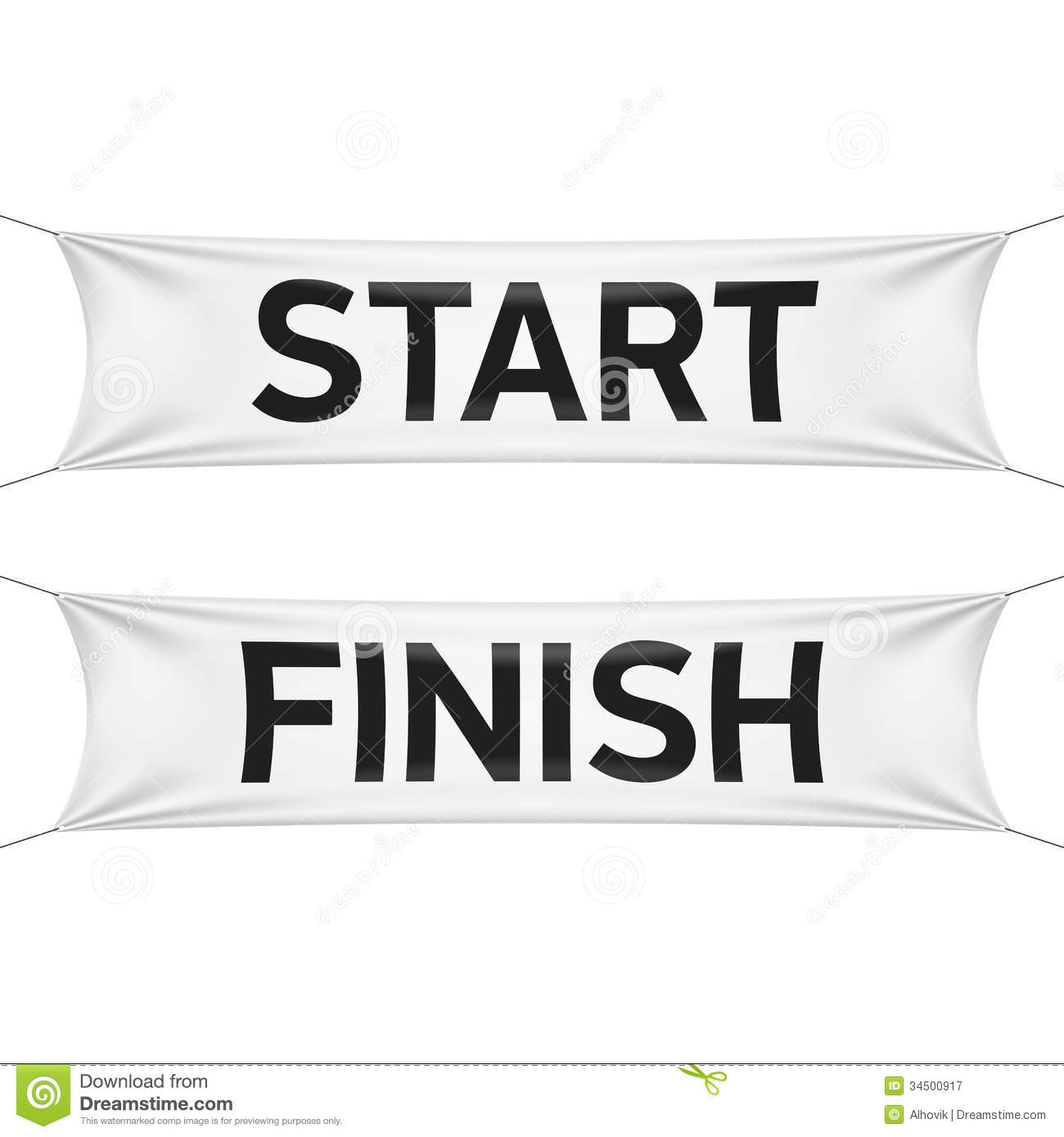 Finish Line Clip Art Starting And Finishing Lines