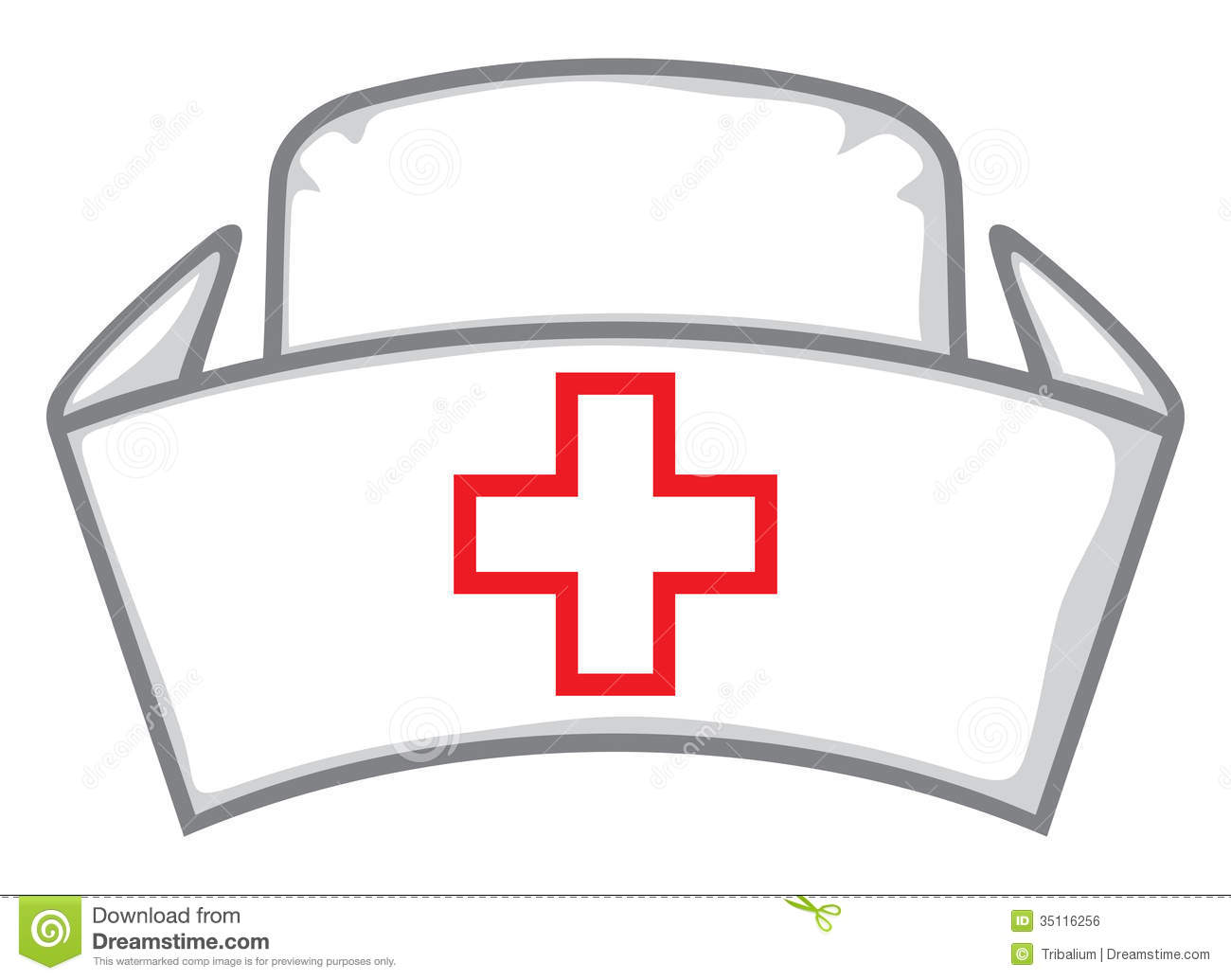Medical White Hat Nurses Hat