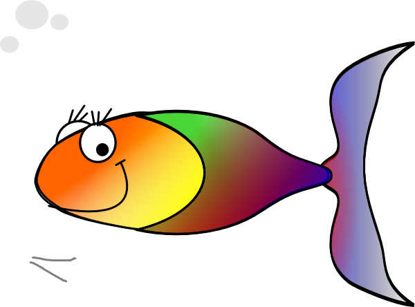 Rainbow Fish Clip Art At Clker Com   Vector Clip Art Online Royalty
