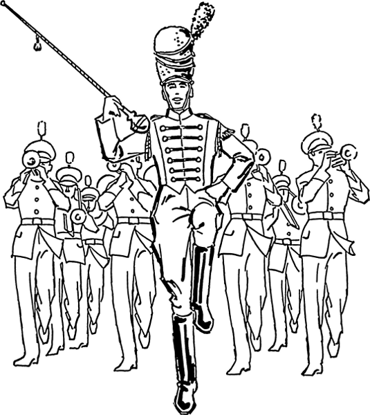 Drum Major   Http   Www Wpclipart Com Music Instruments Percussion