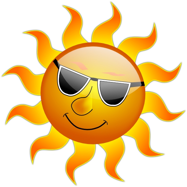 Summer Smile Sun Clip Art At Clker Com   Vector Clip Art Online