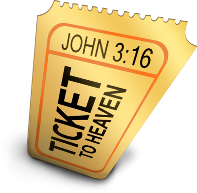 Ticket To Heaven Clipart