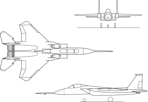 15b Eagle   Http   Www Wpclipart Com Armed Services Plane Lineart F