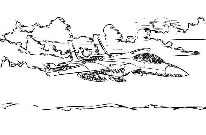 Fighter Planes Drawings F 15 Fighter Jet