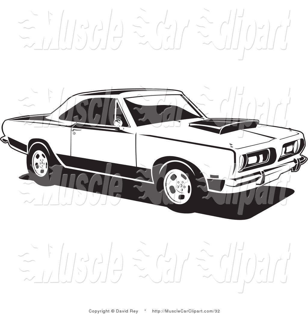1968 Barracuda Muscle Car Muscle Car Clip Art David Rey