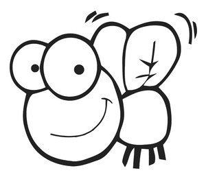Fly Cartoon Clipart Image   Cute Little Cartoon Fly With A Big Smile