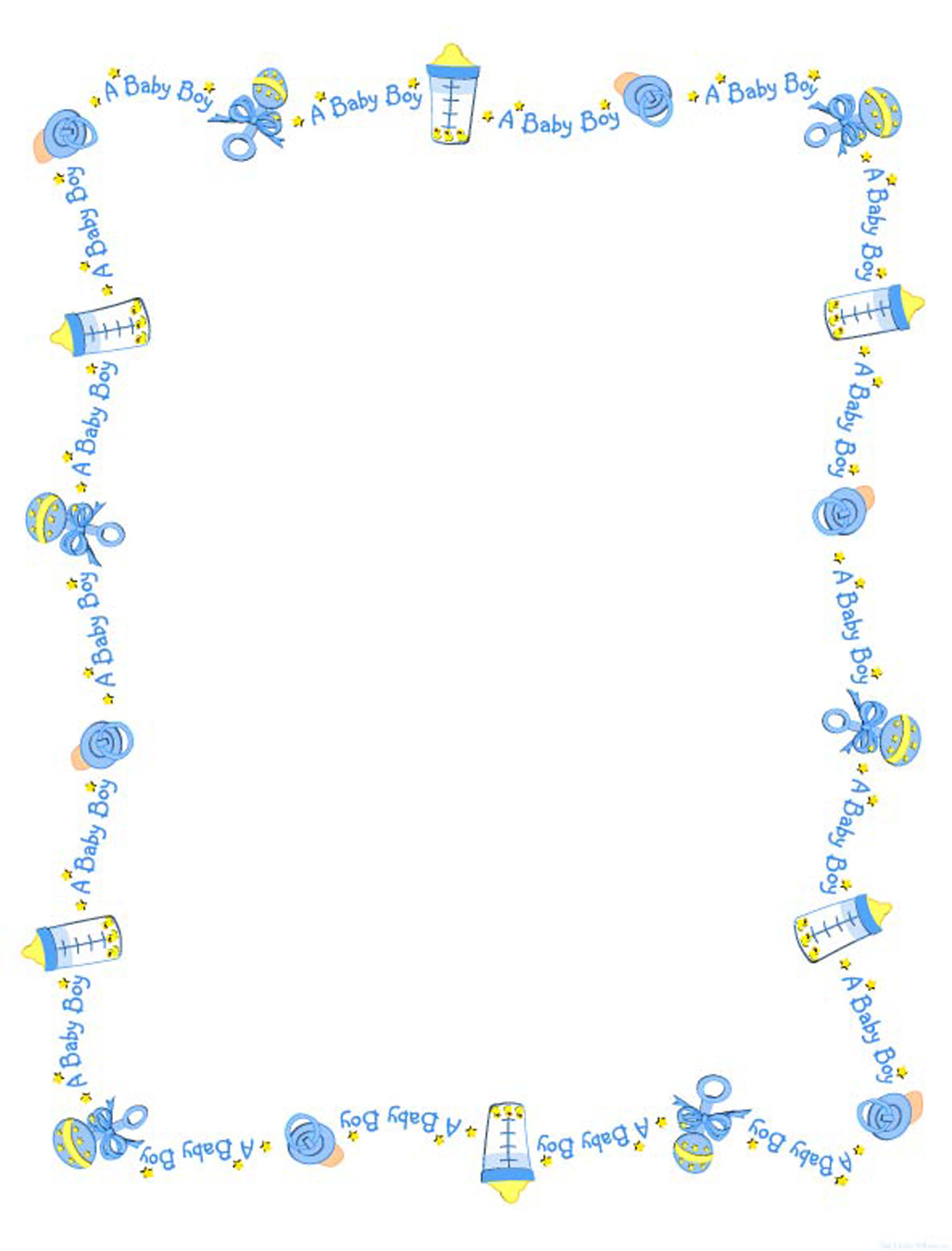 Free Baby Shower Clip Art Borders And Frames