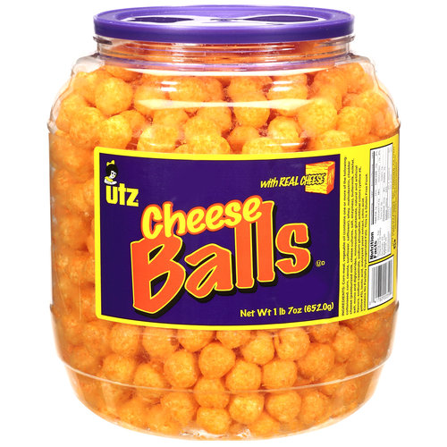Utz Cheese Balls 23 Oz  Snacks Cookies   Chips   Walmart Com