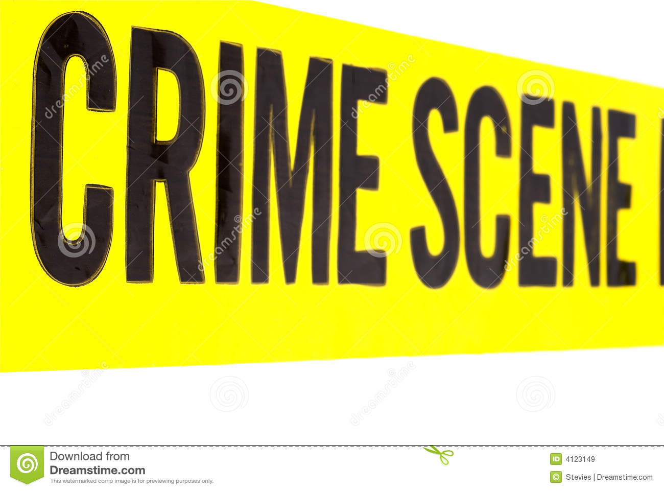 Vivid Crime Scene Tape Royalty Free Stock Images   Image  4123149