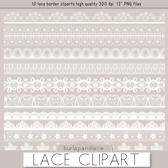 Clipart White Lace Borders Clip Art Lace Lace Border Digital Lace