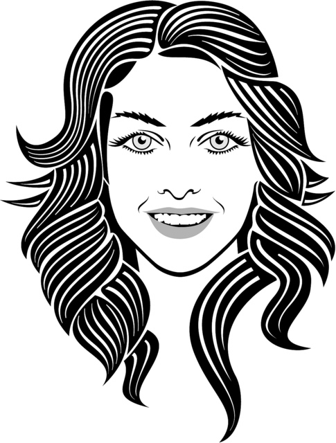 Girl Face Vector Image   Flickr   Photo Sharing