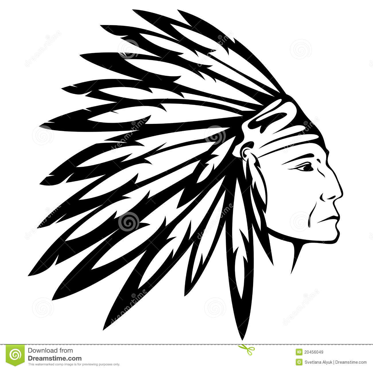 Native American Indian Chief Vector Royalty Free Stock Images   Image