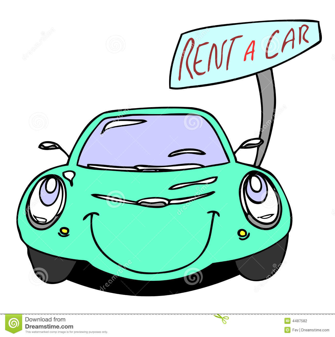 Rent A Car Stock Photography   Image  4487582