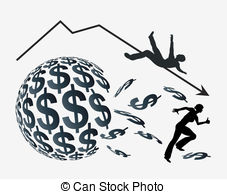 Stock Market Crash Illustrations And Clipart