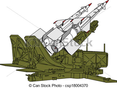 Air Defense Missile    Csp18004370   Search Clipart Illustration
