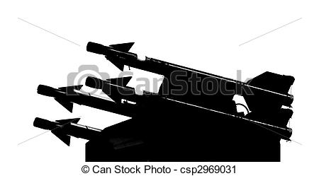 Clipart Of Missile System   A Surface To Air Missile Battery Seen In
