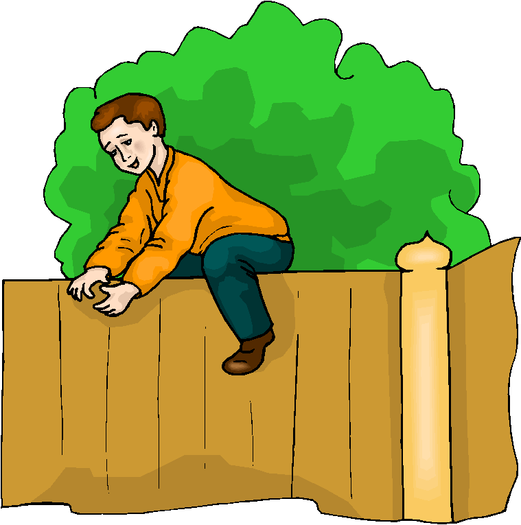Boy Climb The Fence Free Clipart   Free Microsoft Clipart