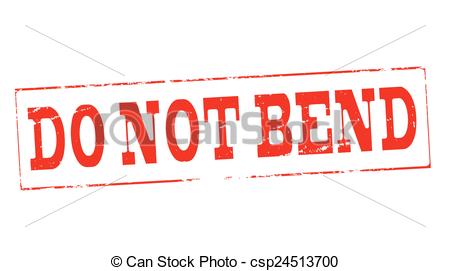 Vector Clipart Of Do Not Bend   Stamp With Text Do Not Bend Inside    