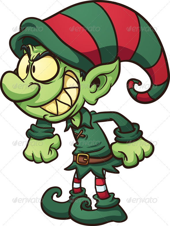 Evil Christmas Elf   Christmas Seasons Holidays