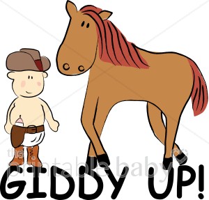 Baby Cowboy With Horse Clipart   Cowboy Baby Clipart