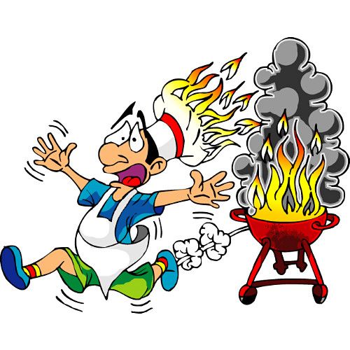Barbecue Clipart  Labor Day Weekend Free Clipart Funny Barbecue