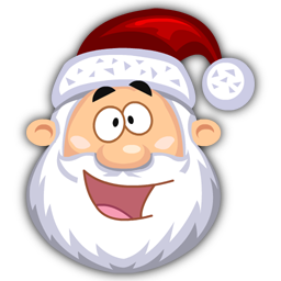 Happy Santaclaus Icon   Santa Claus Iconset   Fast Icon Design