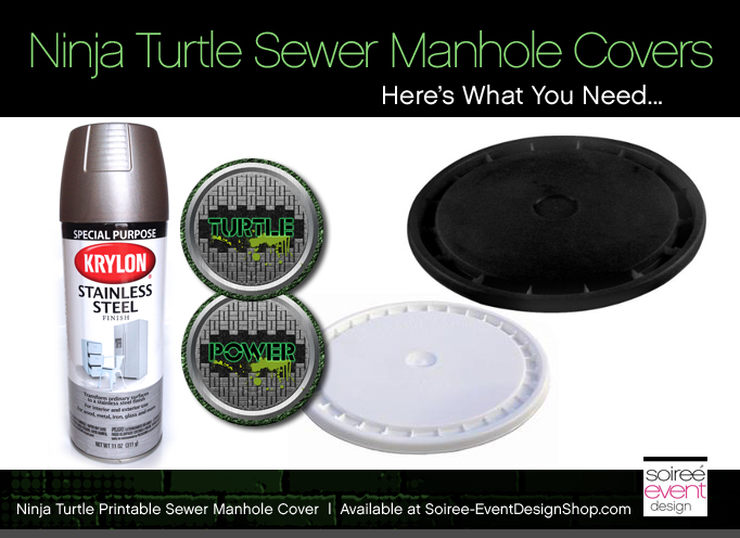 How To Make Teenage Mutant Ninja Turtles Sewer Manhole Covers