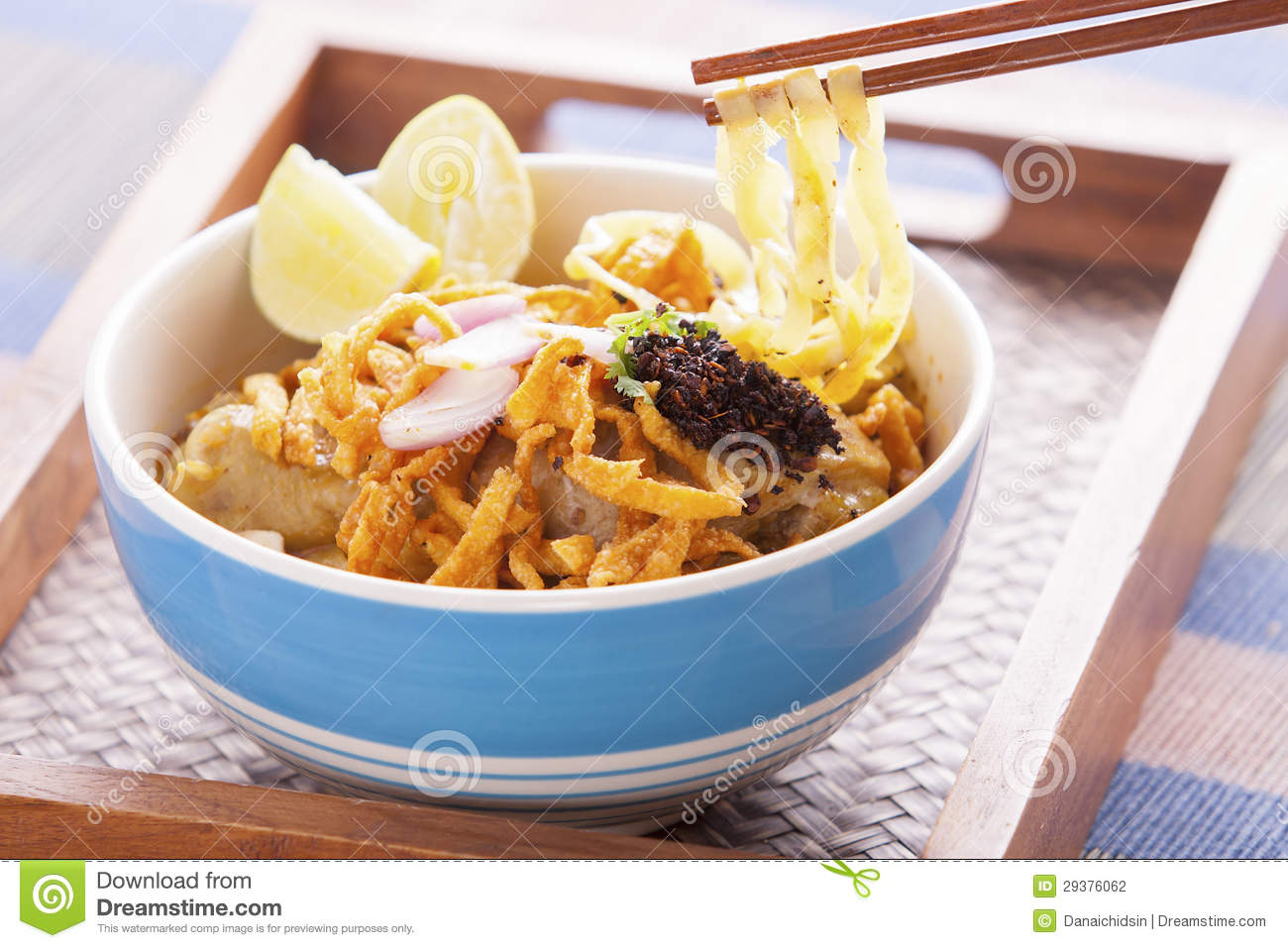Khao Soi Curry Thai Noodle  Stock Photography   Image  29376062