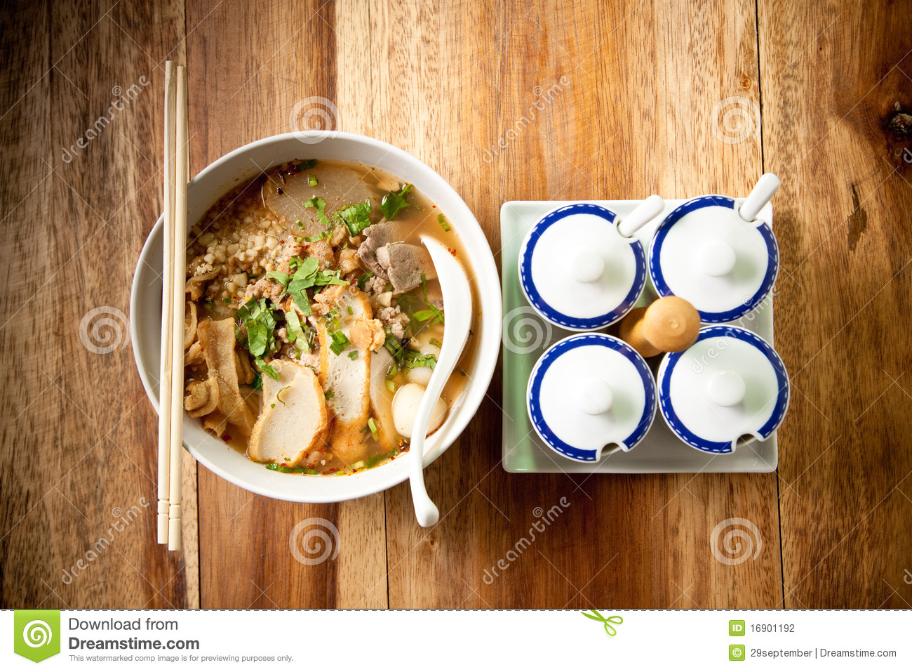 Thai Noodle Spicy  Stock Photography   Image  16901192