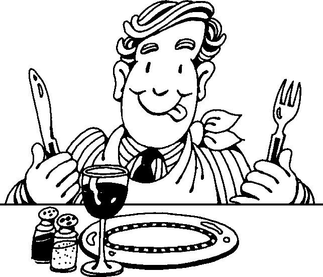 Back   Gallery For   Hungry Man Eating Clipart