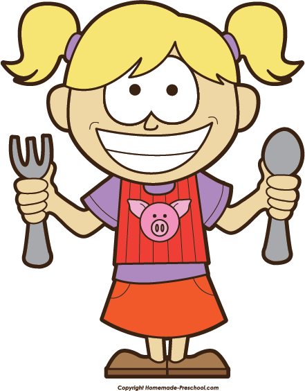 Home Free Clipart Bbq Clipart Hungry Bbq Girl