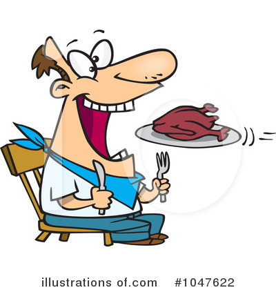 Hungry Clipart  1047622   Illustration By Ron Leishman