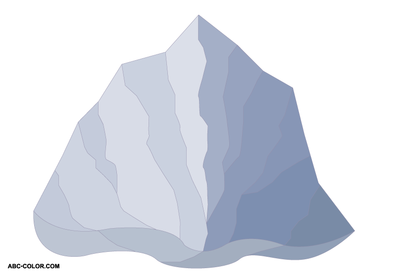 Iceberg Raster Clipart