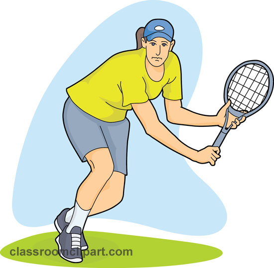 Tennis Clipart   Tennis Forehand 05   Classroom Clipart