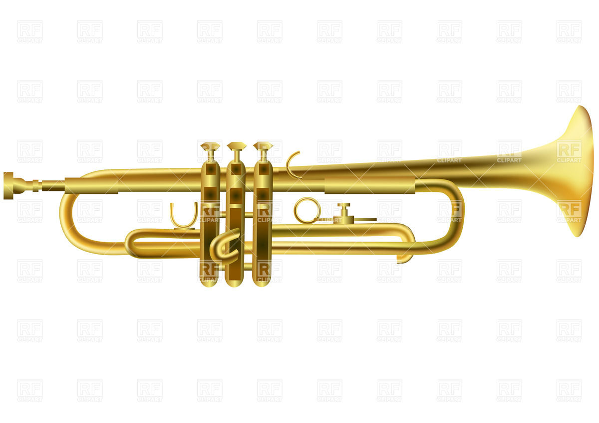 Trumpet 25329 Objects Download Royalty Free Vector Clipart  Eps